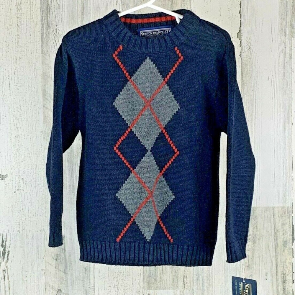 Newton Trading Co. Boys Youth Sweater Blue Size 5